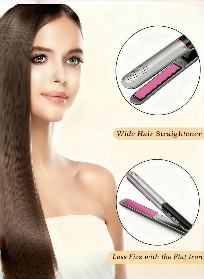 Bolivia's Hair Straightener and Curler 2 in 1 Ceramic Flat Iron - 4 Heat Settings and Heats Up to 230°C with a Heat-Resistant Silicone Pad and Gloves - Image 5